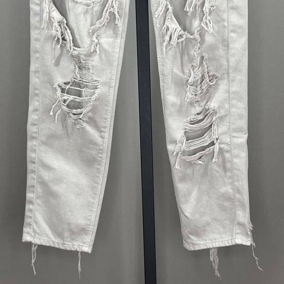 NEW American Eagle Outfitters Jeans Womens 2 tan beige denim mom jeans preppy - Picture 3 of 11